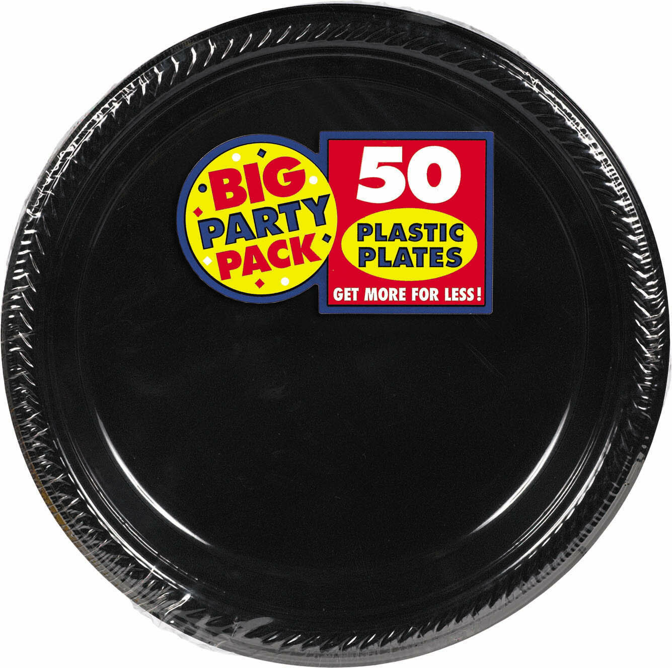 Picnics & BBQ's For Parties Yellow Pack of 4 Re-Usable Plastic Plates