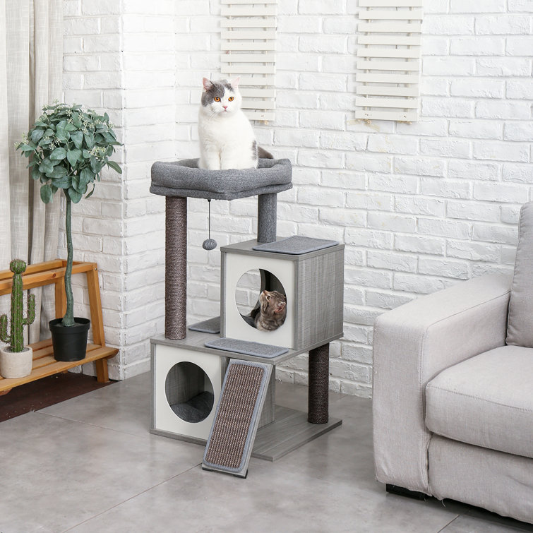 cat castle scratching post