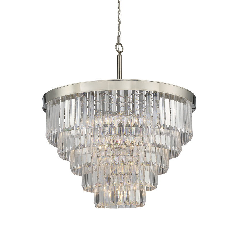 Willa Arlo Interiors Apus 9 Light Crystal Chandelier Reviews Default Name