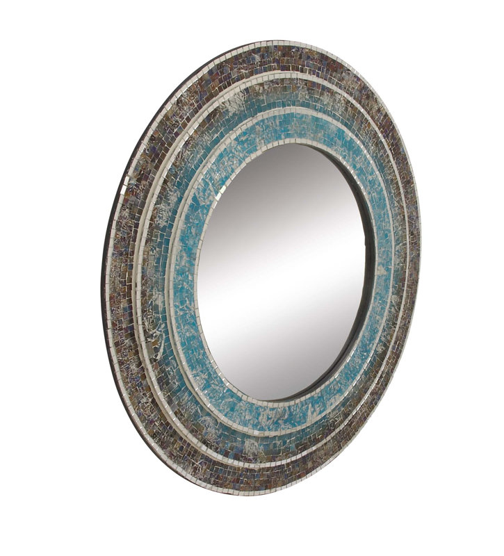 Turquoise Wall Mirror cole & grey wood turquoise mosaic wall mirror & reviews | wayfair Turquoise Wall Mirror cole & grey wood turquoise mosaic wall mirror & reviews | wayfair