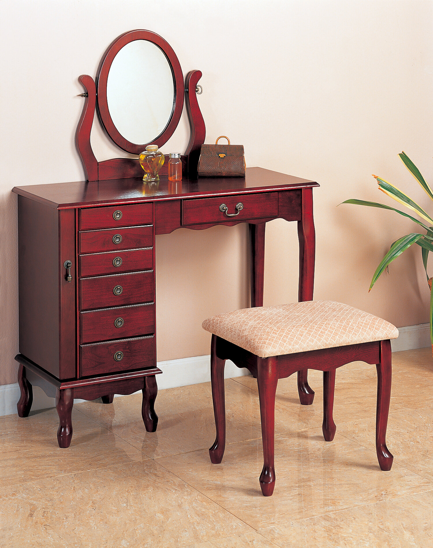 Wildon Home Winlock Vanity Set With Mirror Reviews Wayfair