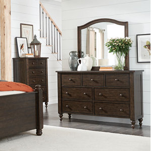 Schneider 7 Drawer Double Dresser with Mirror by Darby Home Co