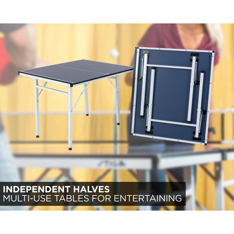 Stiga Space Saver Indoor Table Tennis Table Reviews Wayfair