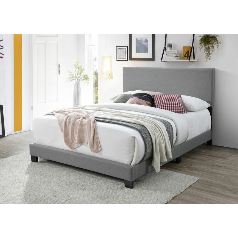 Latitude Run® Cousins Upholstered Standard Bed & Reviews | Wayfair