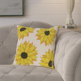 Sunflower Pillow Covers Wayfair