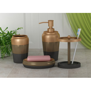 Go to store & view more images Winston Porter Westberry 4 Piece Bathroom Accessory Set