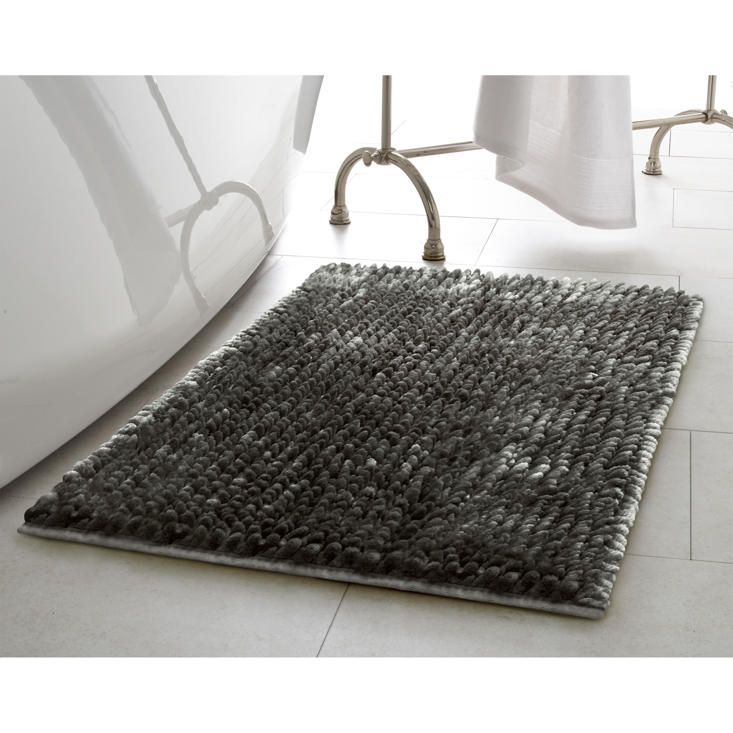 Laura Ashley Er Chenille Rectangular Polyester Non Slip Solid Laura Ashley Er Chenille