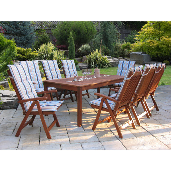 Garten Living 8-Sitzer Gartengarnitur Melendez mit Polster ...