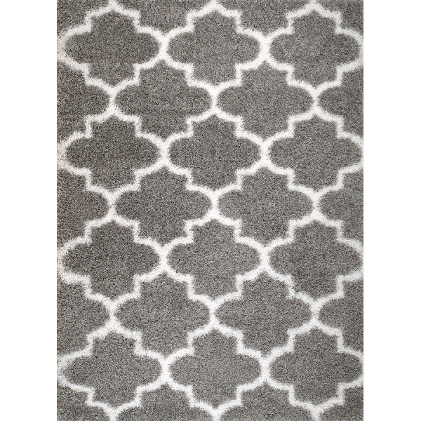 Mercer41 Northridge Royal Trellis Gray Area Rug Reviews Wayfair