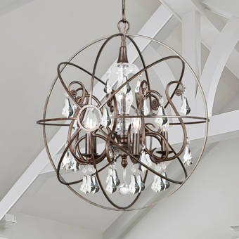 Mercer41 Watauga 12 Light Statement Geometric Chandelier Wayfair