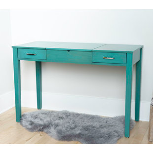 Vanity Desk Without Mirror Wayfair Hunedoara Makeup Vanity Desk With Mirror