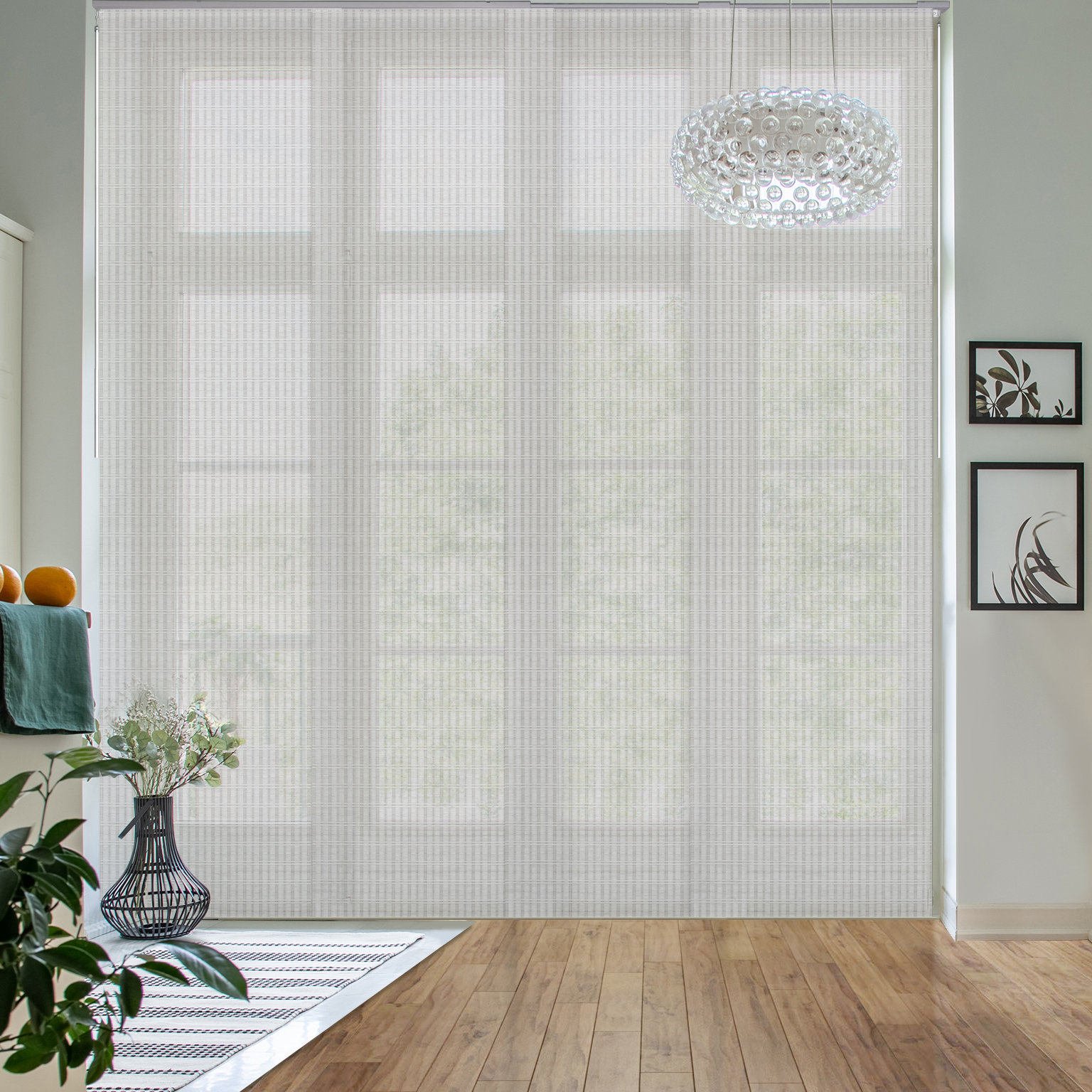 Highland Dunes Deluxe Semi Sheer Vertical Blind Reviews Wayfair