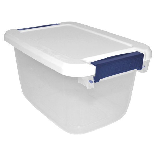 large plastic storage tubs