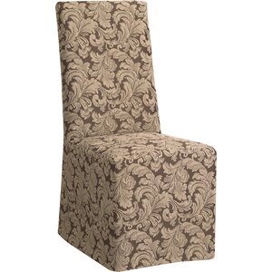 Scroll Classic Dining Chair Skirted Slipcover