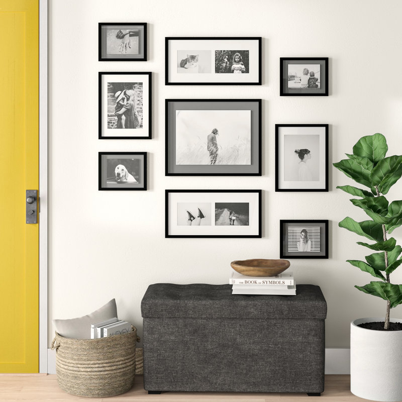 Zipcode Design Koontz 9 Piece Wood Matted Picture Frame Set Reviews Wayfair