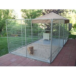 Ultimate Galvanized Steel Yard Kennel