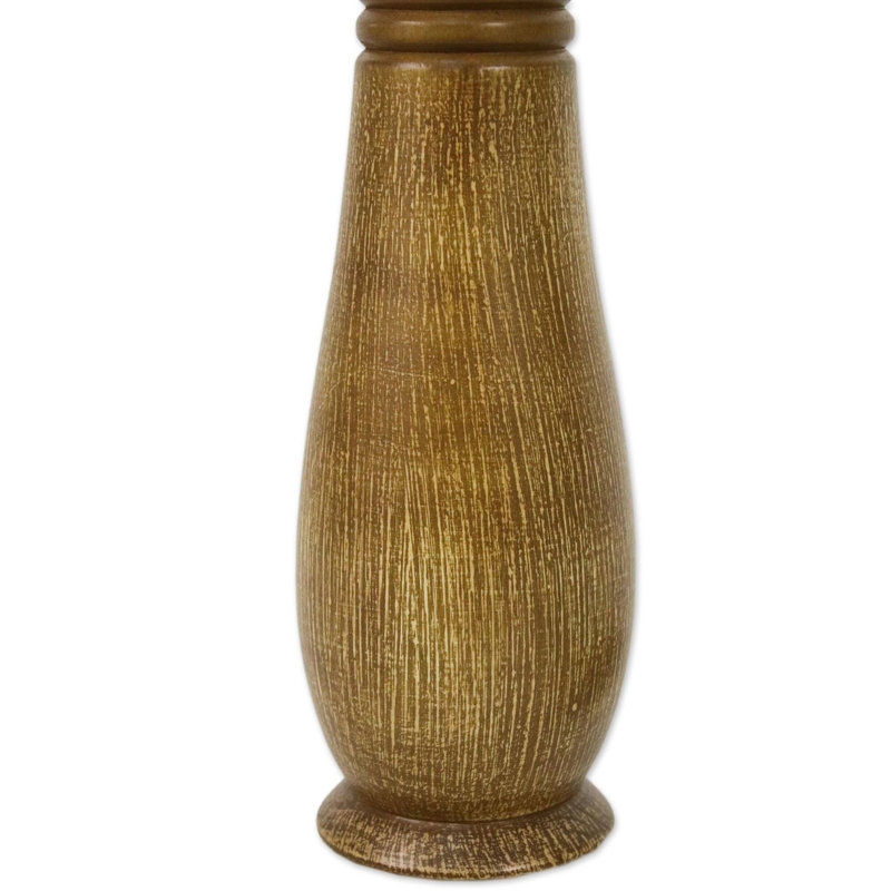 World Menagerie Alyvia Gift Of Nature Wood Decorative Table Vase Wayfair