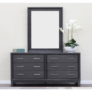 Chelsea 6 Drawer Standard Dresser by Home Image