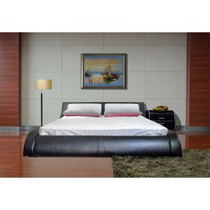 Upholstered Platform Bed by Greatime