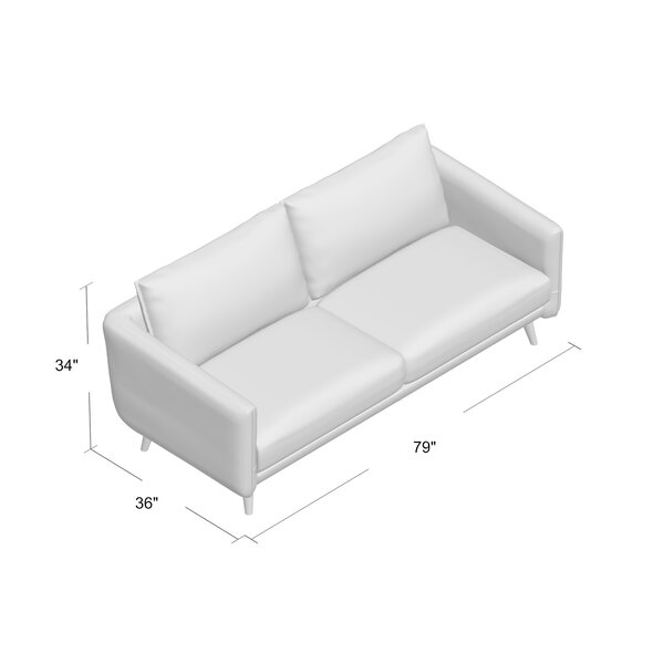 Foundstone Rohan 79 Square Arms Sofa Wayfair