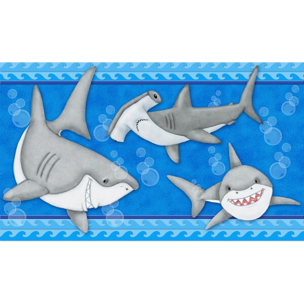 shark bath mat