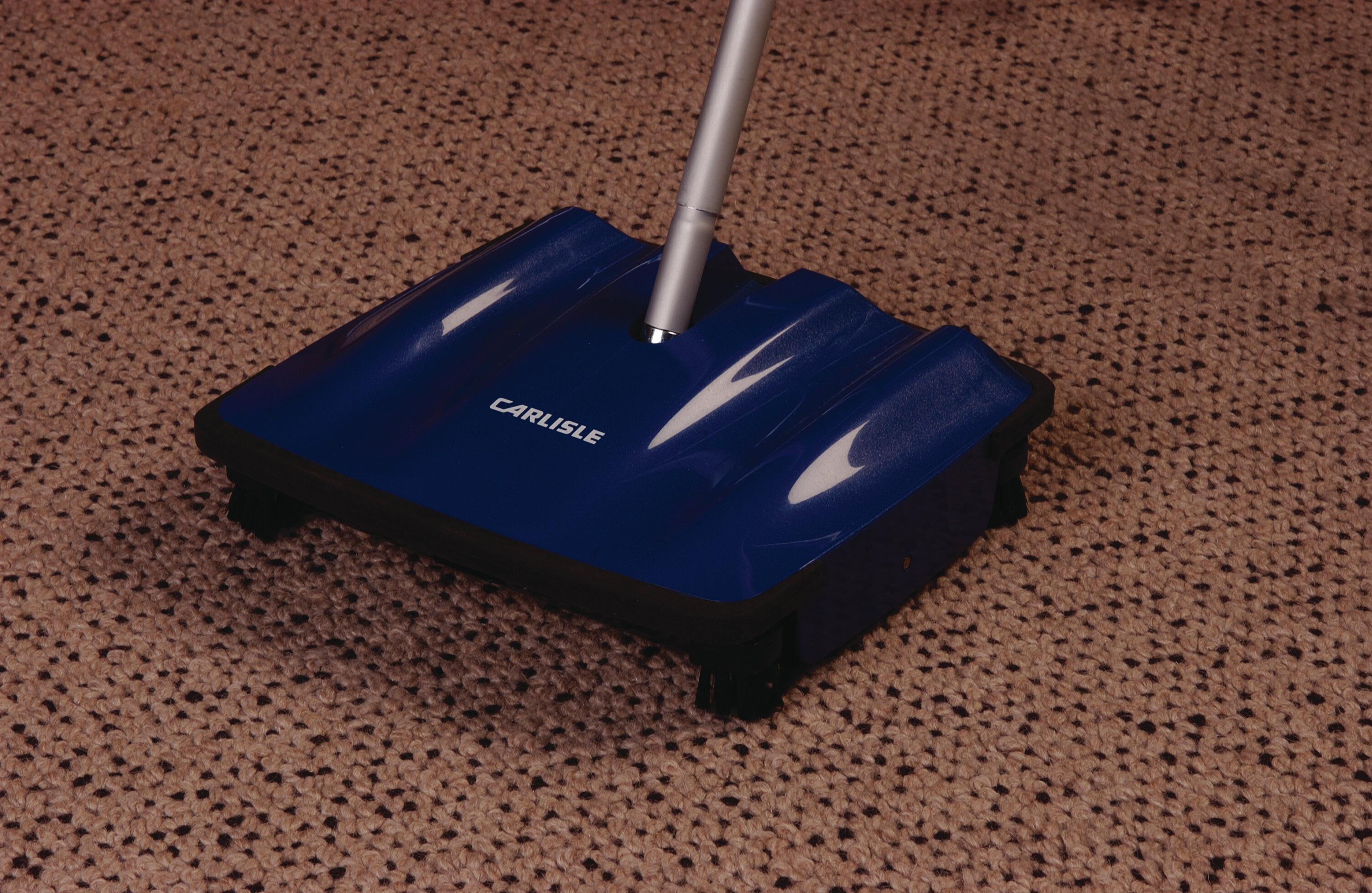 Carlisle 3639914 Duo-Sweeper Multi-Surface Cordless Floor Sweeper 2 Pack 10 Sweeping Path