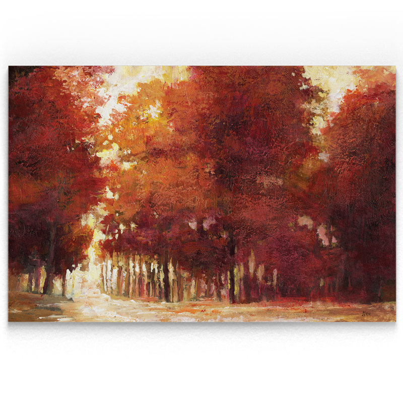 Alcott Hill Afternoon Light Oil Painting Print On Wrapped Canvas