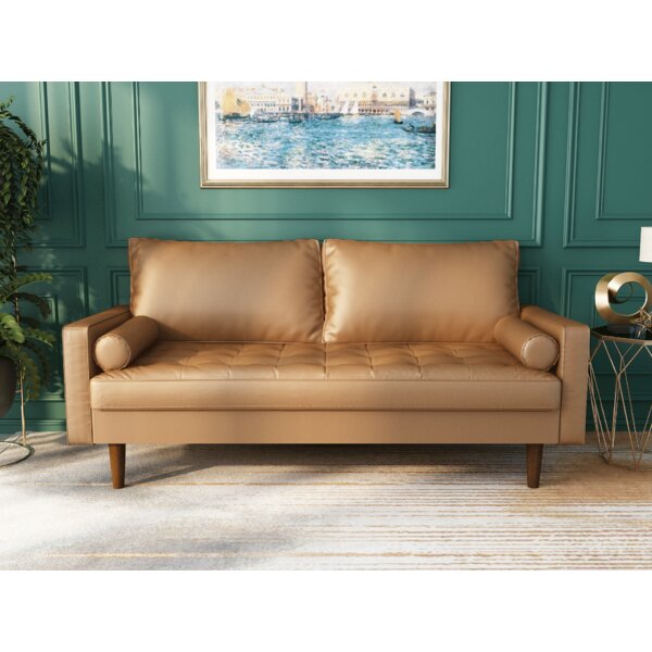 Chestnut Leather Sofa Wayfair