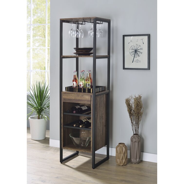 Steelside™ Sibyll Bar with Wine Storage | Wayfair