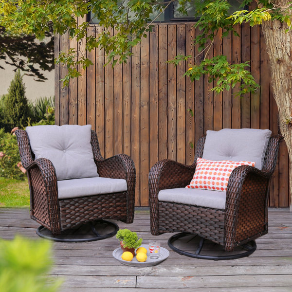 patio rocking swivel chairs