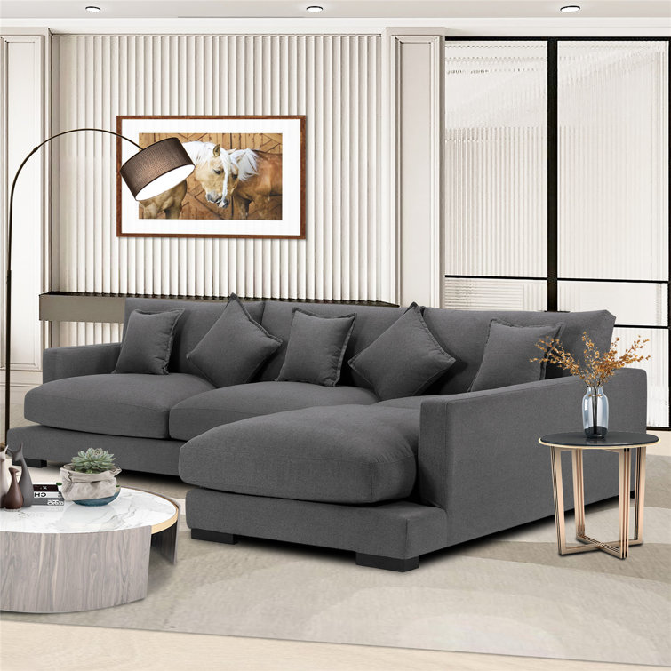 Down filled modular sofa clearance
