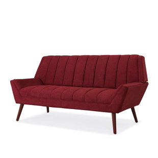 Modern Contemporary Red Sofa Allmodern Quickview