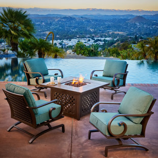 Go to store & view more images Kingston Seymour 5 Piece with Cushions by Bayou Breeze