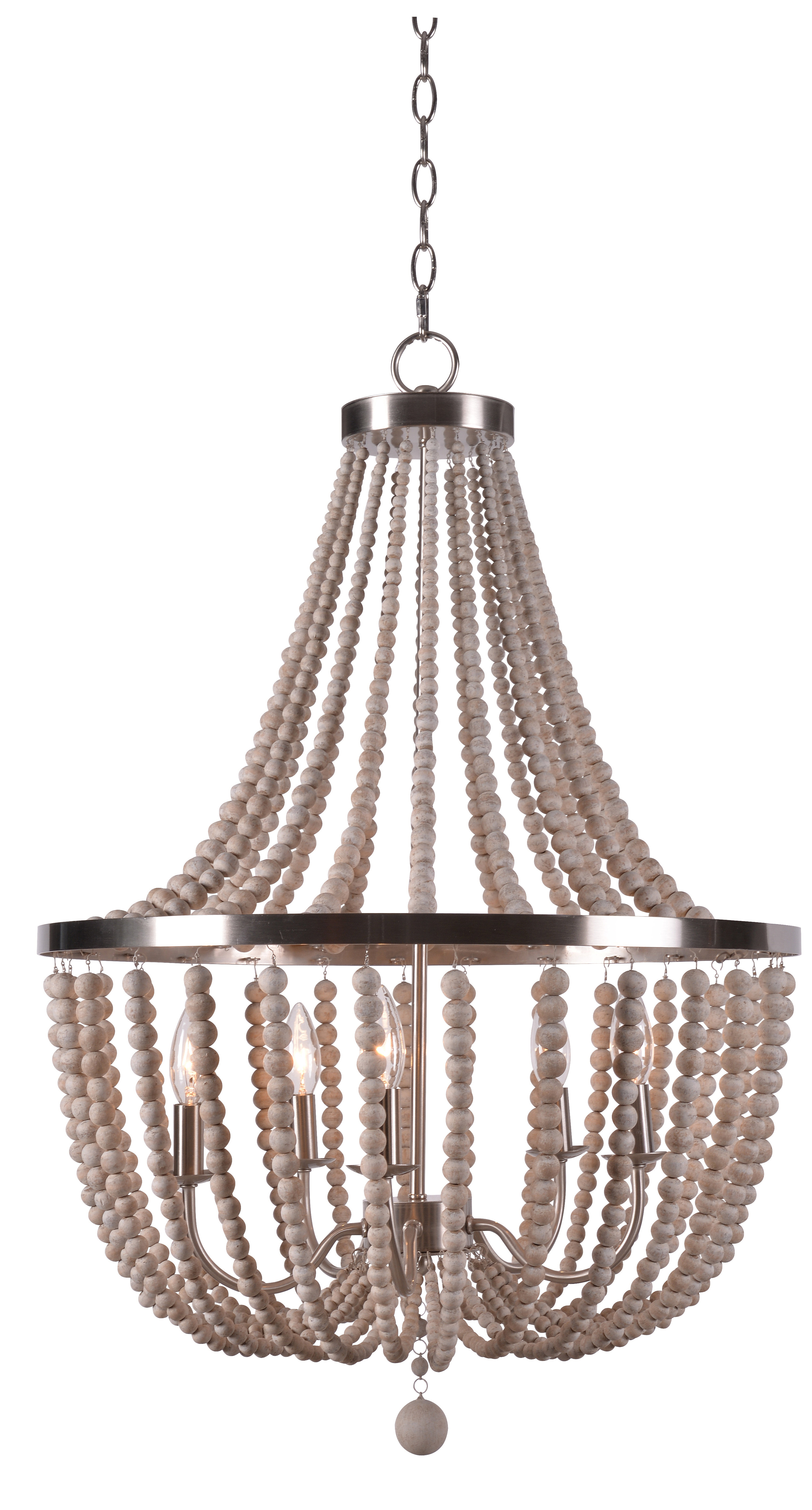 Emilee 5 Light Candle Style Empire Chandelier Emilee 5 Light Candle Style Empire Chandelier