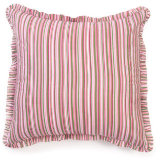 Light Pink Euro Sham Wayfair Tropical Stripe Euro Sham
