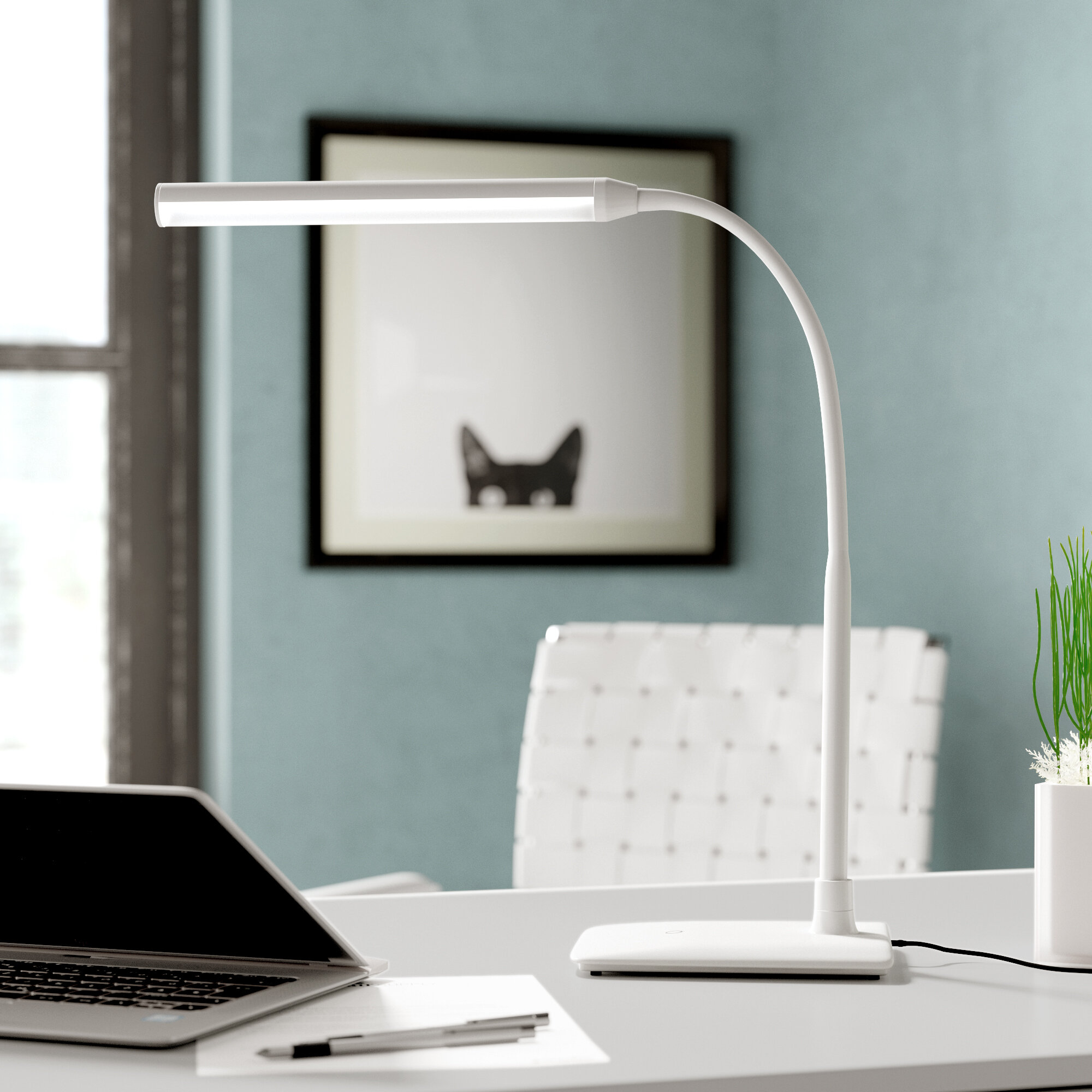 slim desk lamp