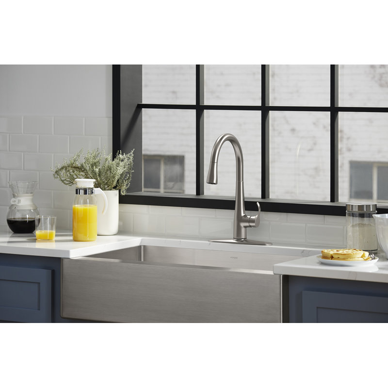 Kohler Simplice Touchless Pull Down Kitchen Sink Faucet Wayfair