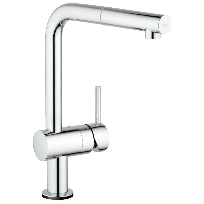 Grohe Minta Single Handle Kitchen Faucet With Side Spray And