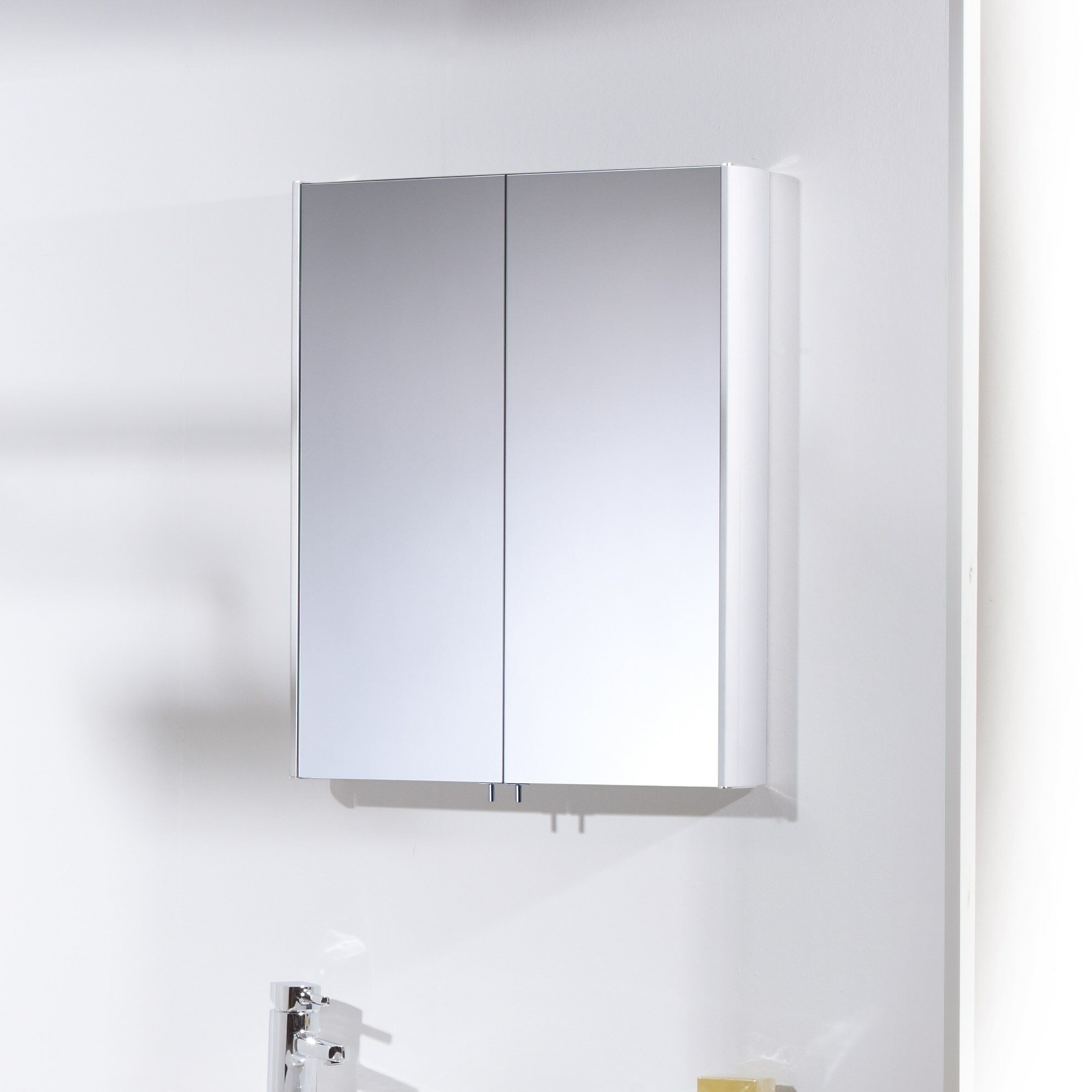 Symple Stuff 58cm X 70cm Surface Mount Mirror Cabinet Wayfair Co Uk