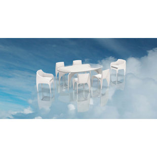 Go to store & view more images Rivage 7 Piece Dining Set by 100 Essentials