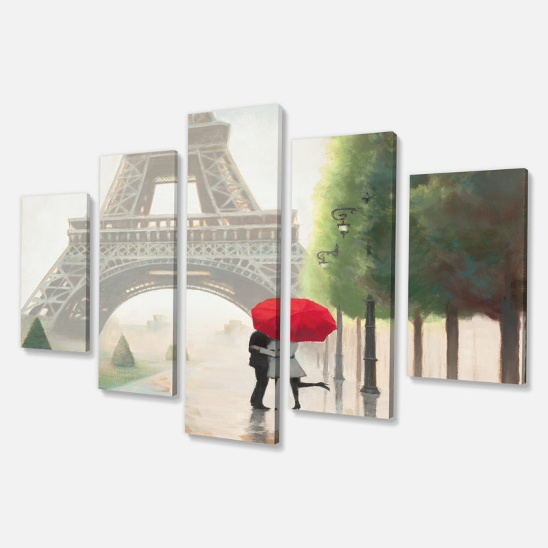 East Urban Home Paris Romance Couples Iii Print Multi Piece