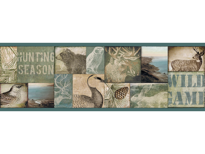 Millwood Pines Ketchum Wild Game 15 X 6 Wildlife Border