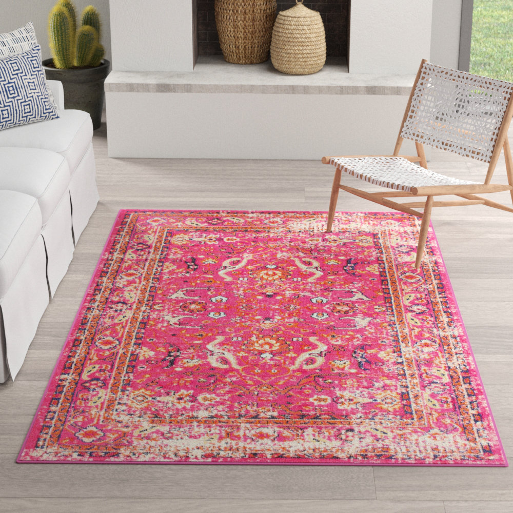 Mistana Alessia Pink Area Rug Reviews Wayfair