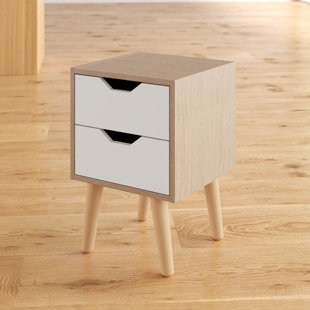Set Of 2 Bedside Tables Wayfair Co Uk Fieldstone 2 Drawer Bedside Table