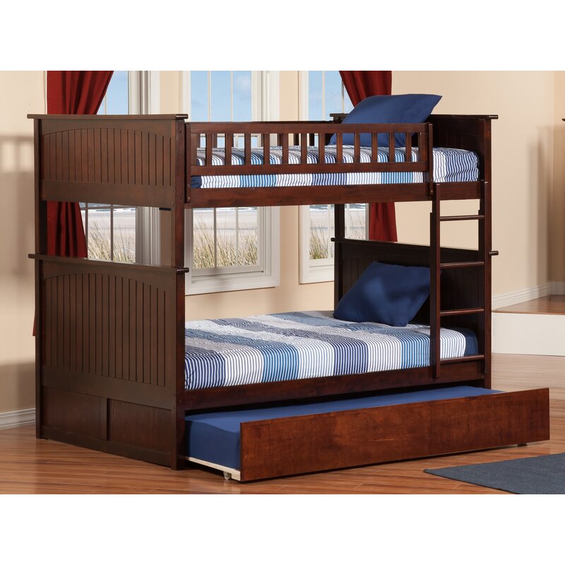 Viv Rae Maryellen Bunk Bed With Trundle Reviews Wayfair