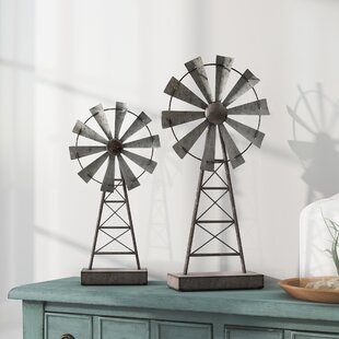 View Gobert Windmill 2 Piece Sculpture Set