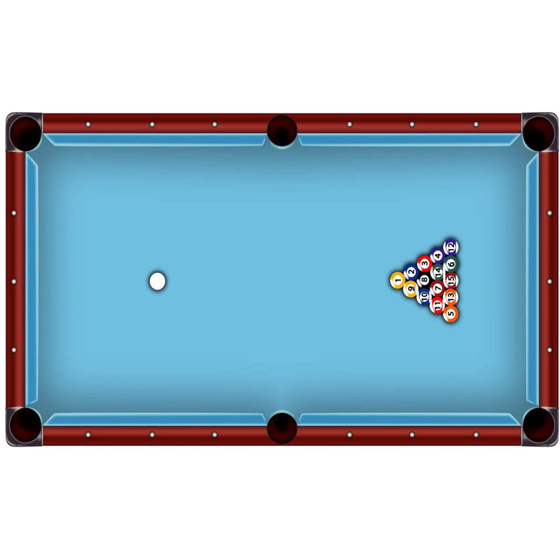 Ebern Designs Billiards Pool Table Decoration Wall Decal Wayfair Ca