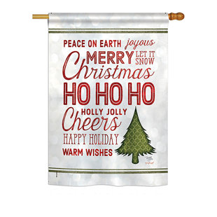 12x18 12/"x18/" Merry Christmas Tree Holidays Vertical Sleeve Flag Garden