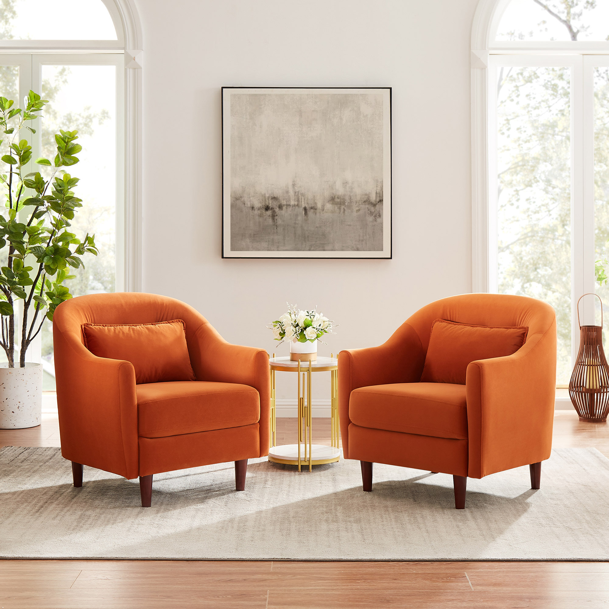 Everly Quinn Calaeb Upholstered Armchair & Reviews | Wayfair