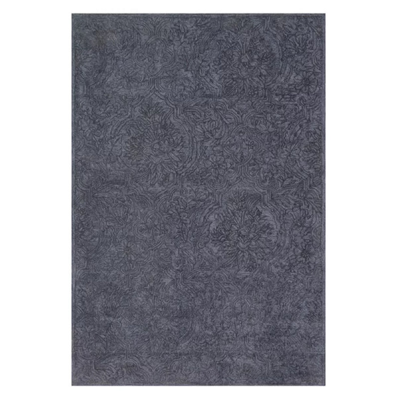 Loloi Rugs Filigree Floral Handmade Hand Tufted Wool Navy Area Rug Perigold